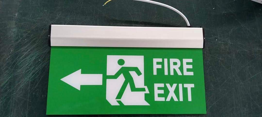 Fire Exit Sign